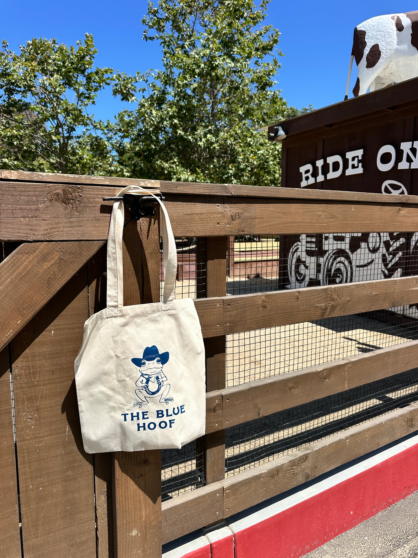 Canvas Barn Tote Bag for Equestrians